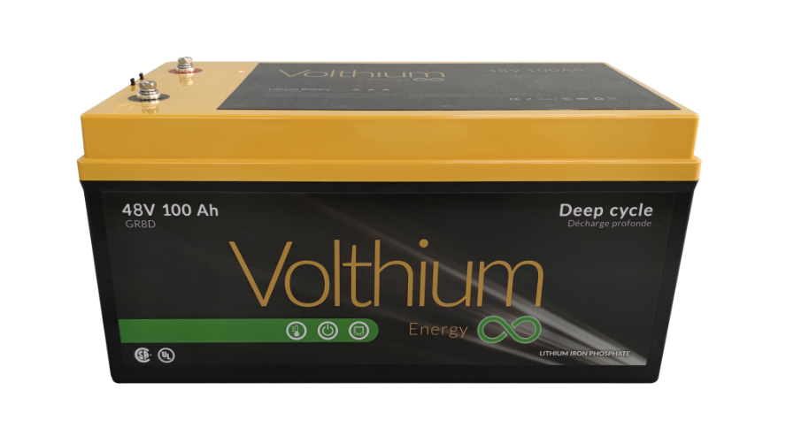 48V 100AH Battery - 8D - Volthium