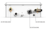 Eccotemp - Builder Series Indoor 6.8 GPM Liquid Propane Tankless Water Heater, bottom