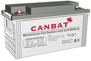 Canbat - CBL120-12, 12V 120Ah SLA Battery (AGM)