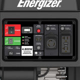 Energizer - EZV4800, Inverter Generator 120V 4800W Peak 3600W Continuous, connections