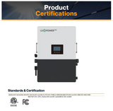 Luxpower - LXP-LB-US 8k Hybrid Inverter, 48V 120/240V Split Phase, certifications