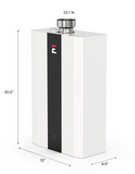 Eccotemp - SmartHome Indoor 4.0 GPM Liquid Propane Tankless Water Heater, SH12-A Series, dimensions