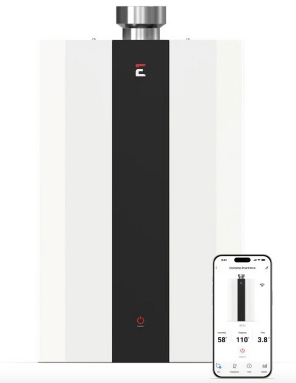 Eccotemp - SmartHome Indoor 4.0 GPM Natural Gas Tankless Water Heater, SH12-A Series