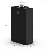 Eccotemp - SmartHome Indoor 4.5 GPM Liquid Propane Tankless Water Heater, SHLX Series, dimensions