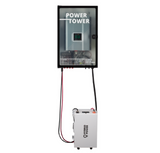 Hybrid Power - Power Tower 6kW All-in-one Inverter, installed battery